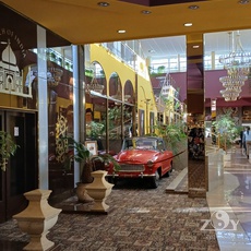 Originelle Einrichtung des Top-Hotels