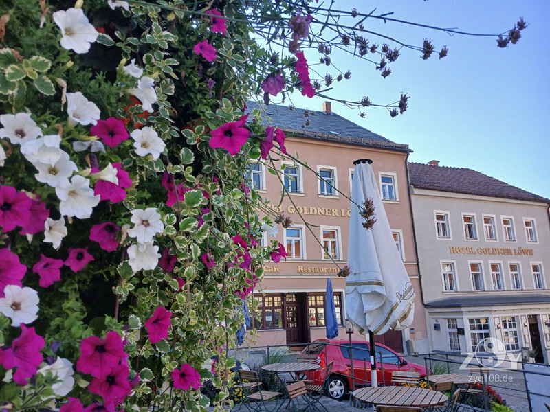 Der Anblick vom Marktplatz