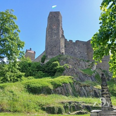 Burg Stolpen im Frühjahr