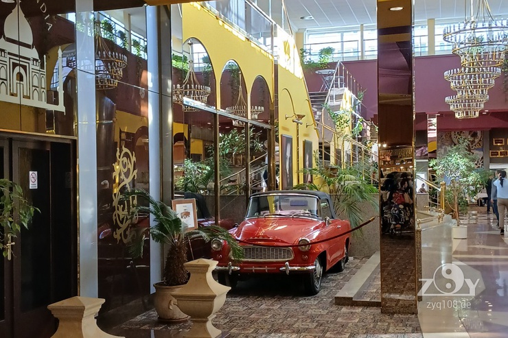 Originelle Einrichtung des Top-Hotels