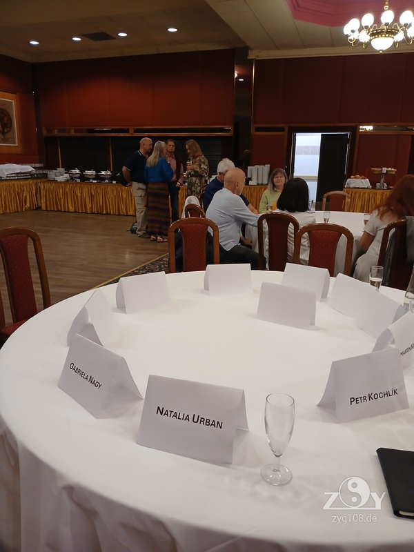 Gala-Dinner für Referenten und Gäste der Konferenz