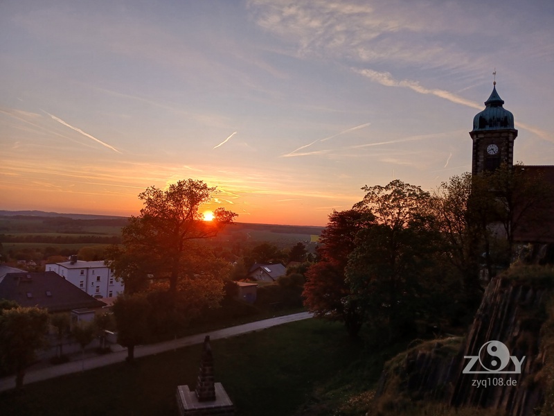 Die schönsten Sonnenuntergänge gibt es wohl in Stolpen