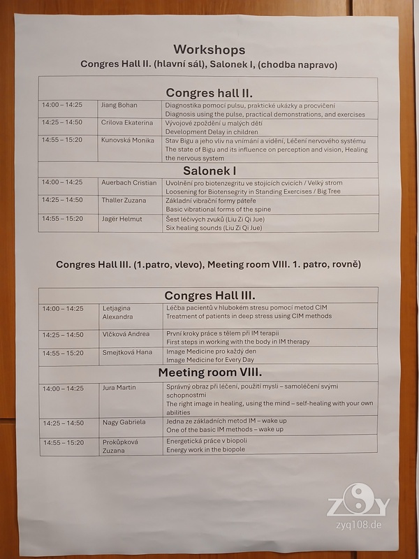 Das Workshop-Programm am 2.Konferenztag