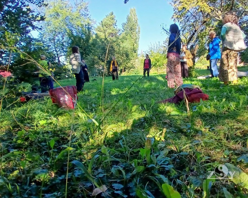 Das Üben im privaten Park