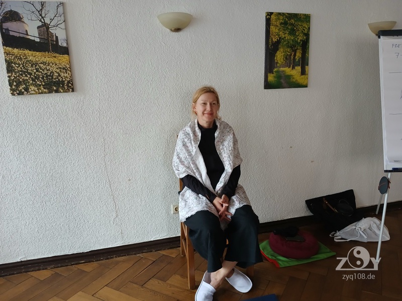 Unsere Retreatsleiterin fühlt sich wohl!