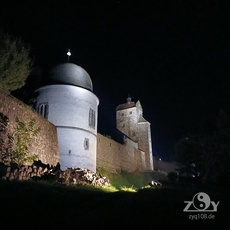 Burg Stolpen bei Nacht