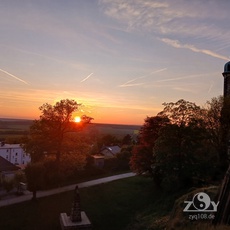 Die schönsten Sonnenuntergänge gibt es wohl in Stolpen