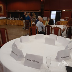 Gala-Dinner für Referenten und Gäste der Konferenz