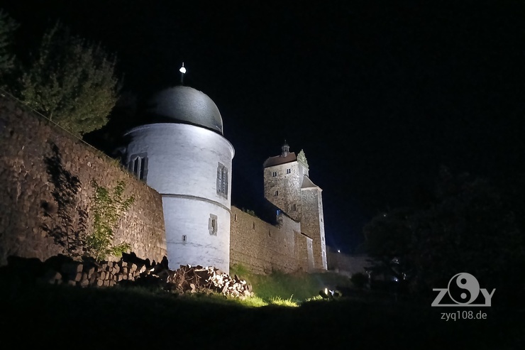 Burg Stolpen bei Nacht